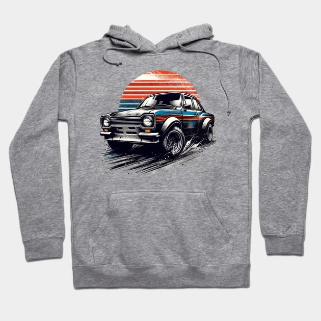 Ford Escort Hoodie by Vehicles-Art